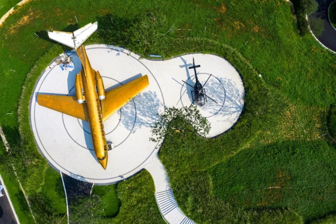 林德设计丨恩平泉林黄金小镇飞行体验馆 景观设计 丨中国广东-84