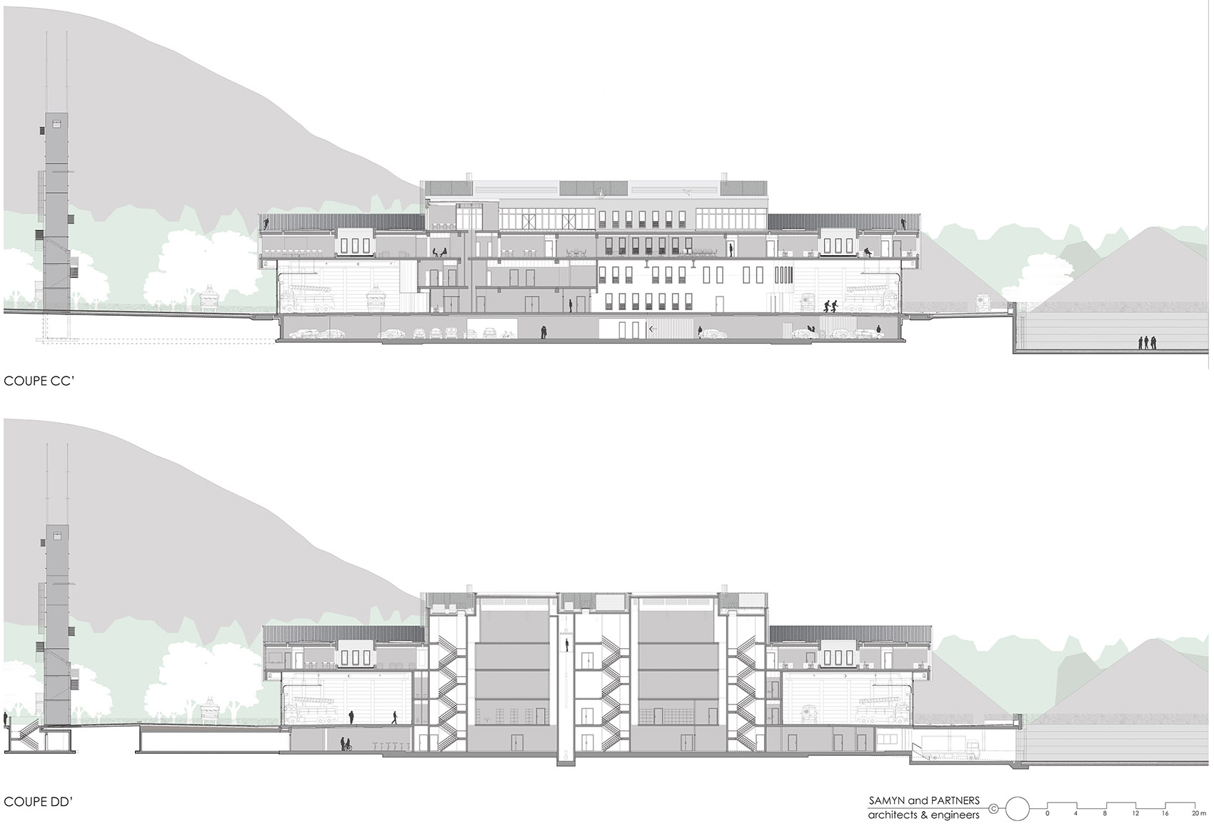 比利时圆形消防站 / Philippe SAMYN and PARTNERS-148