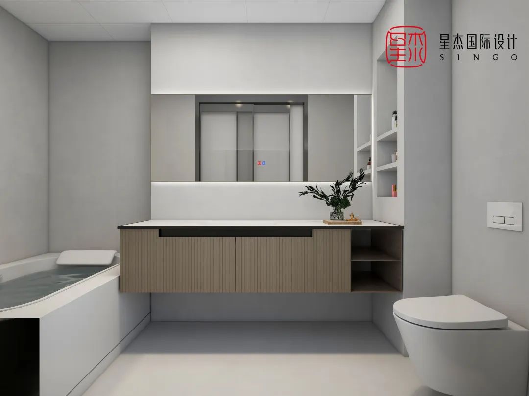 碧海蓝天的家 · 261㎡现代简约叠墅设计丨星杰-60