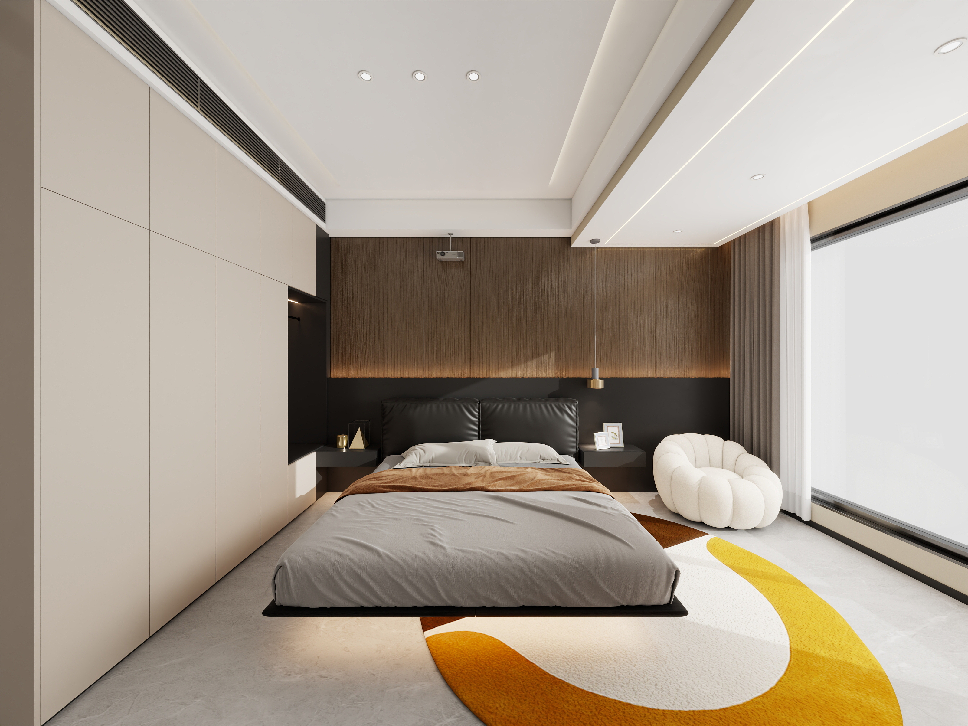 四川岳池御龙湾（214平方意式极简六居室）-30