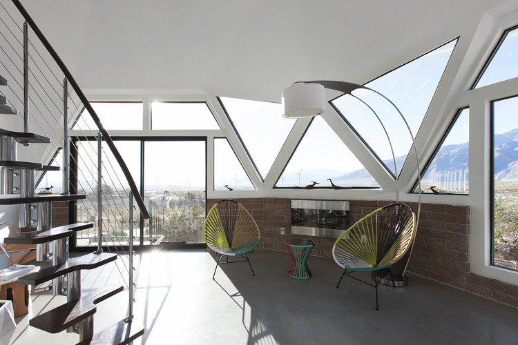 加州棕榈泉中世纪风格穹顶度假屋-24