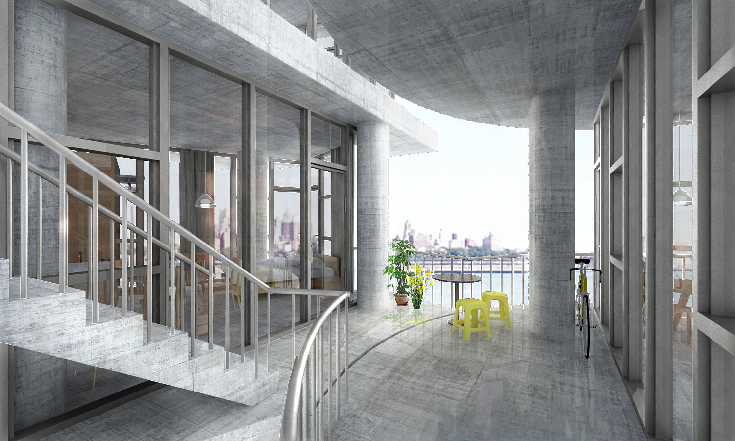 纽约经济适用房挑战项目（桌面公寓提案）丨美国纽约市丨Kwong Von Glinow Design Office-36