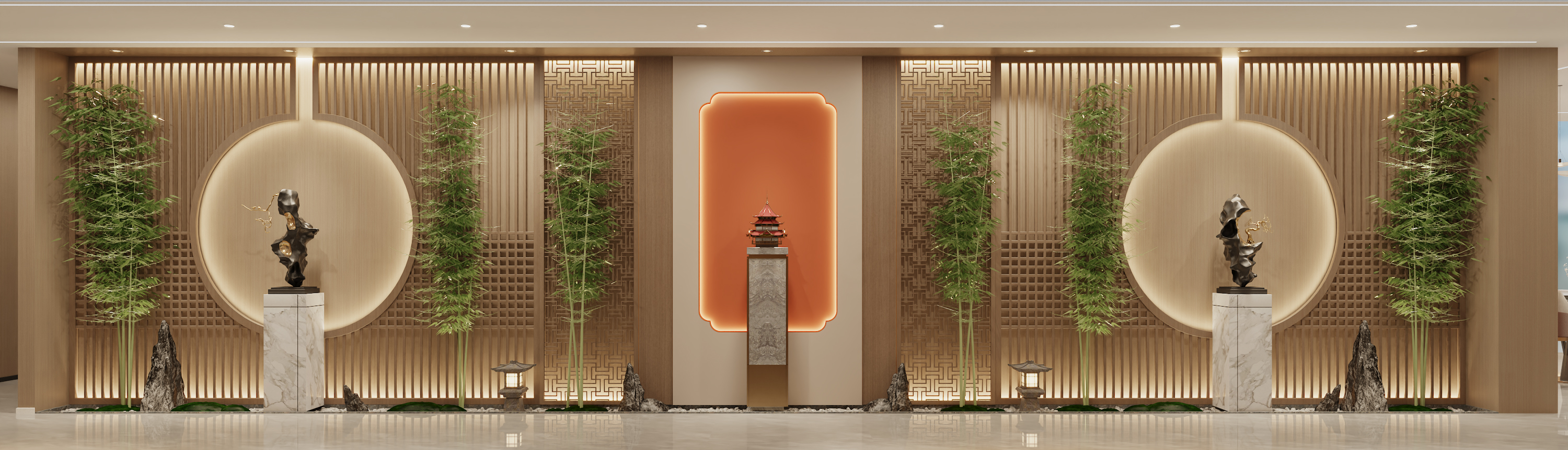 银川钏拾叁茶楼装修设计丨中国银川丨银川装修公司-91