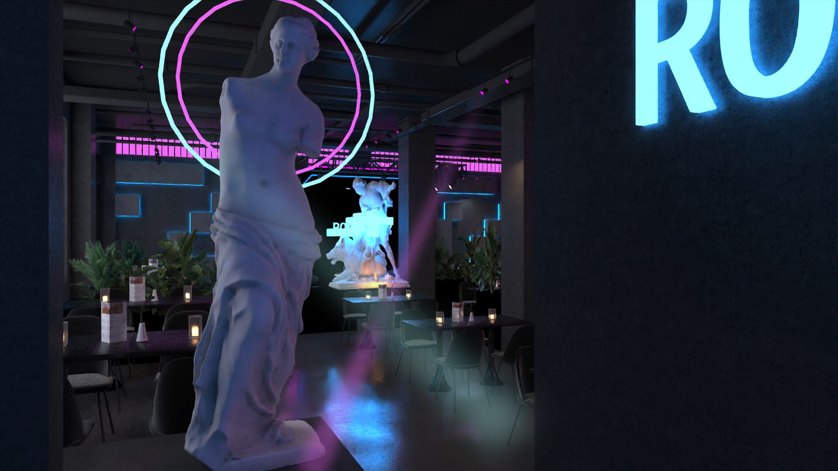 Rome.Music Bar酒吧效果图-8