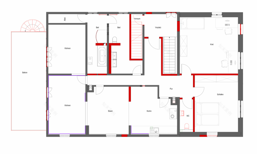 Sanierung eines denkmalgeschützten Wohngebäudes - buerohauser-38