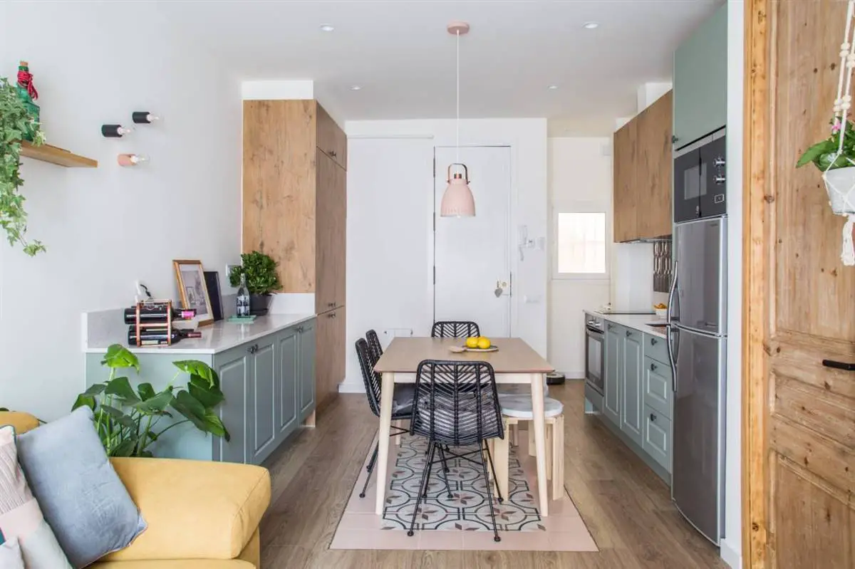 37 平米小公寓开放式厨房设计-1