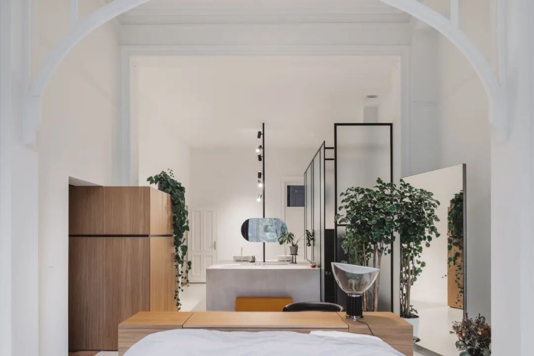 红砖与白线的精致碰撞——比利时安特卫普古典公寓设计-21