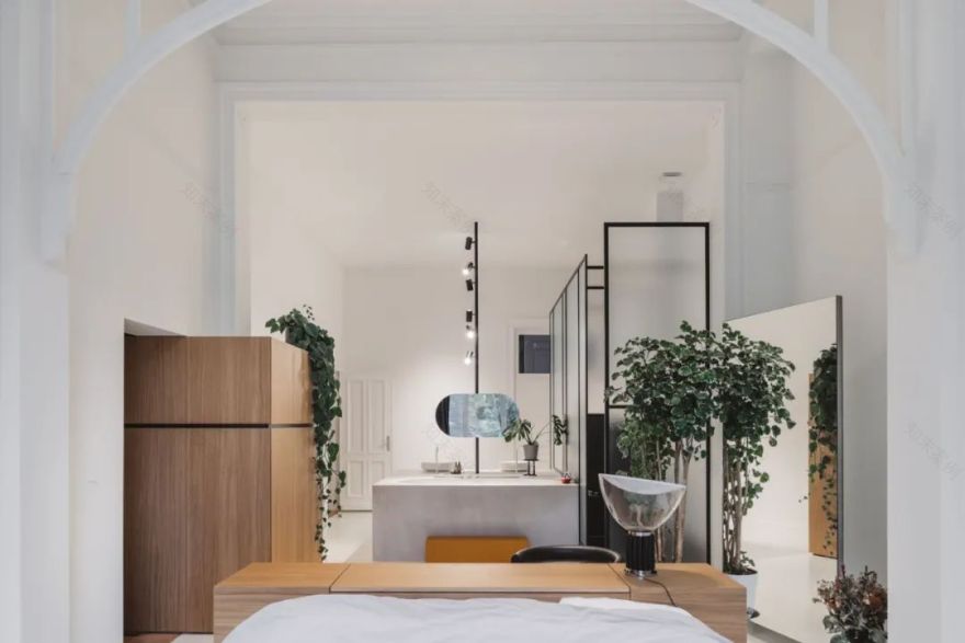 红砖与白线的精致碰撞——比利时安特卫普古典公寓设计-21