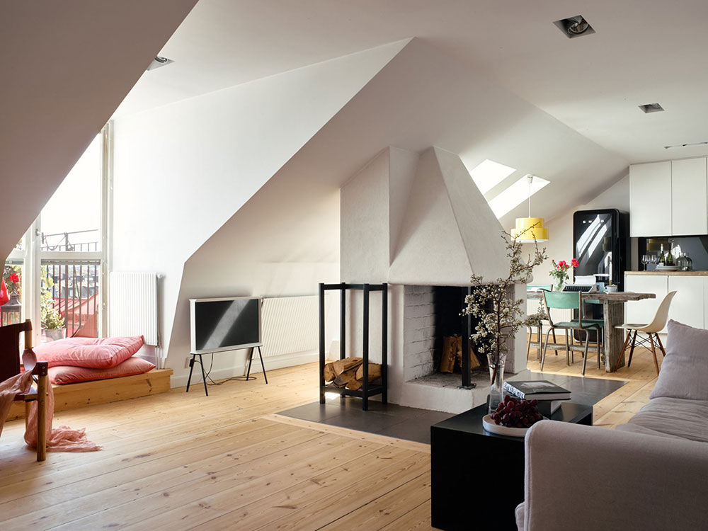 斯德哥尔摩明亮乡间风阁楼公寓-6