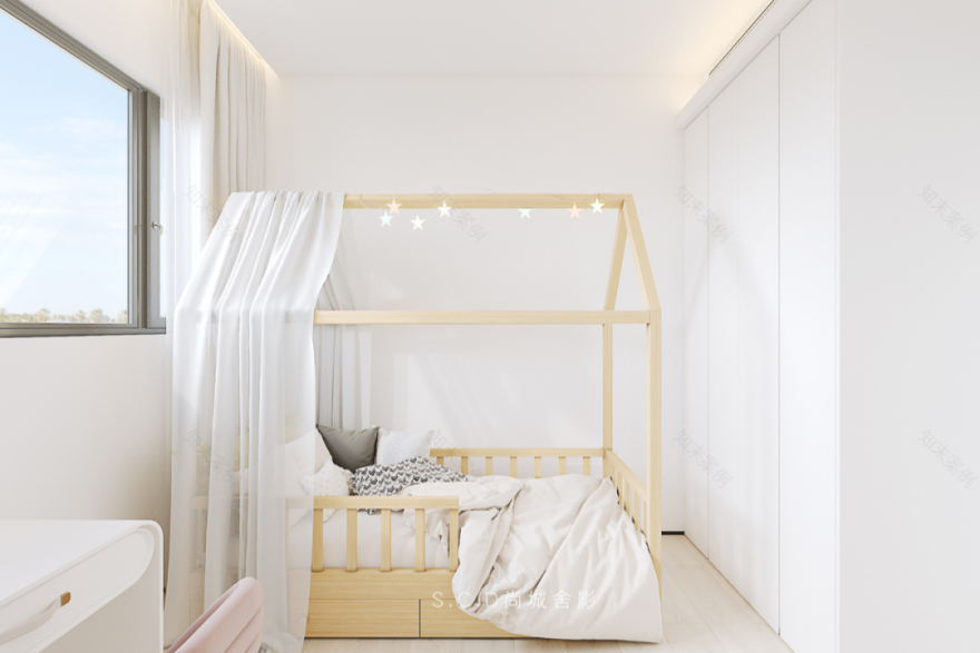 新丰·壹号院 138㎡纯白之家丨尚城舍影建筑装饰设计-51