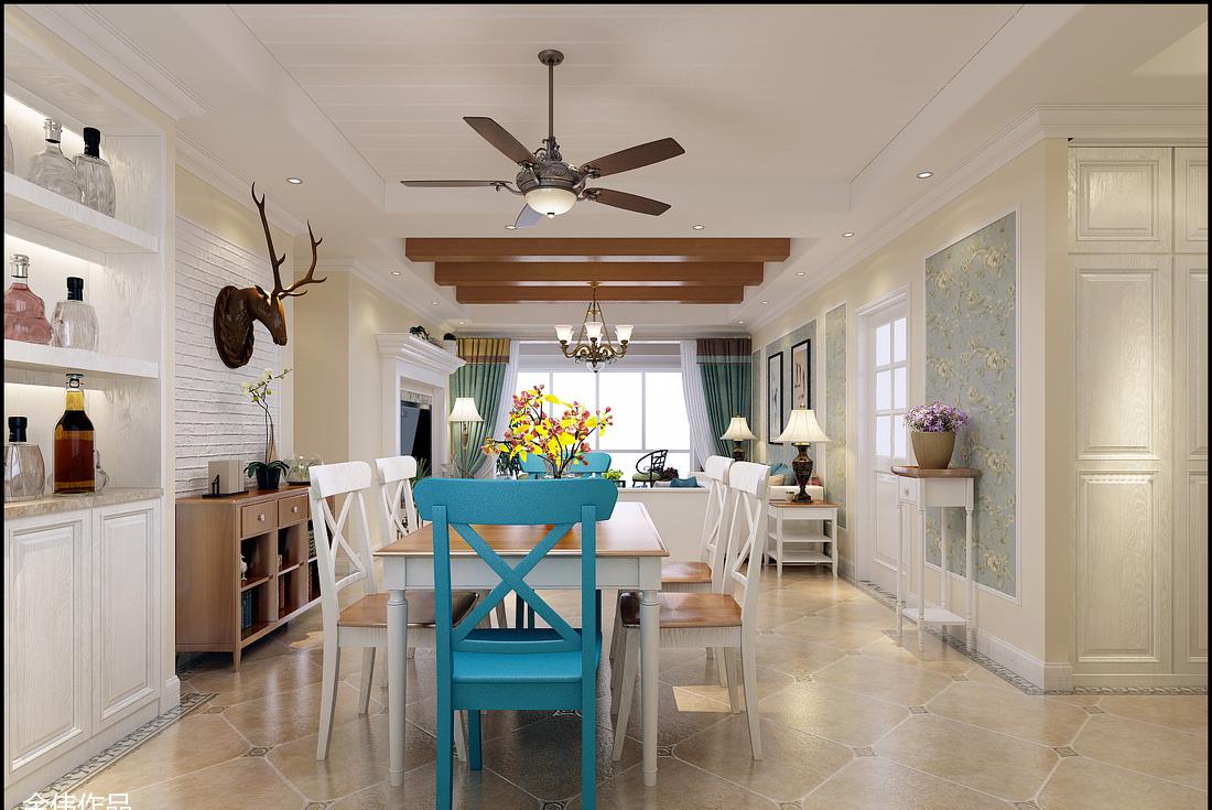 中央大道田园美式混搭设计-8