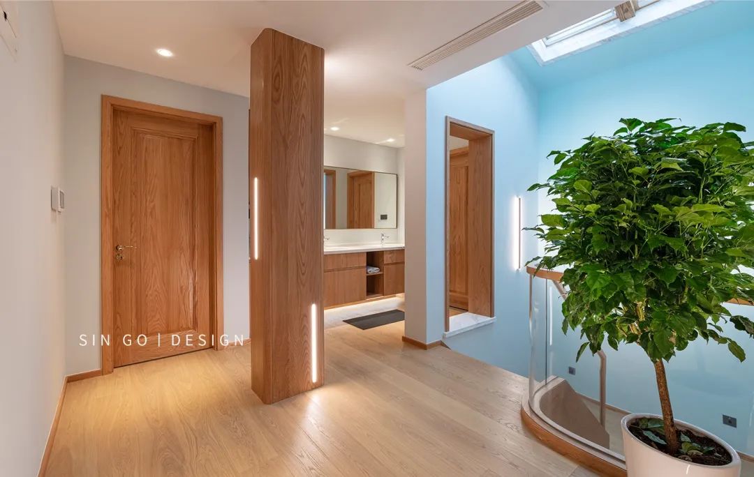 自然北欧风,350㎡别墅的温馨生活丨中国上海丨设计师沈兵-31