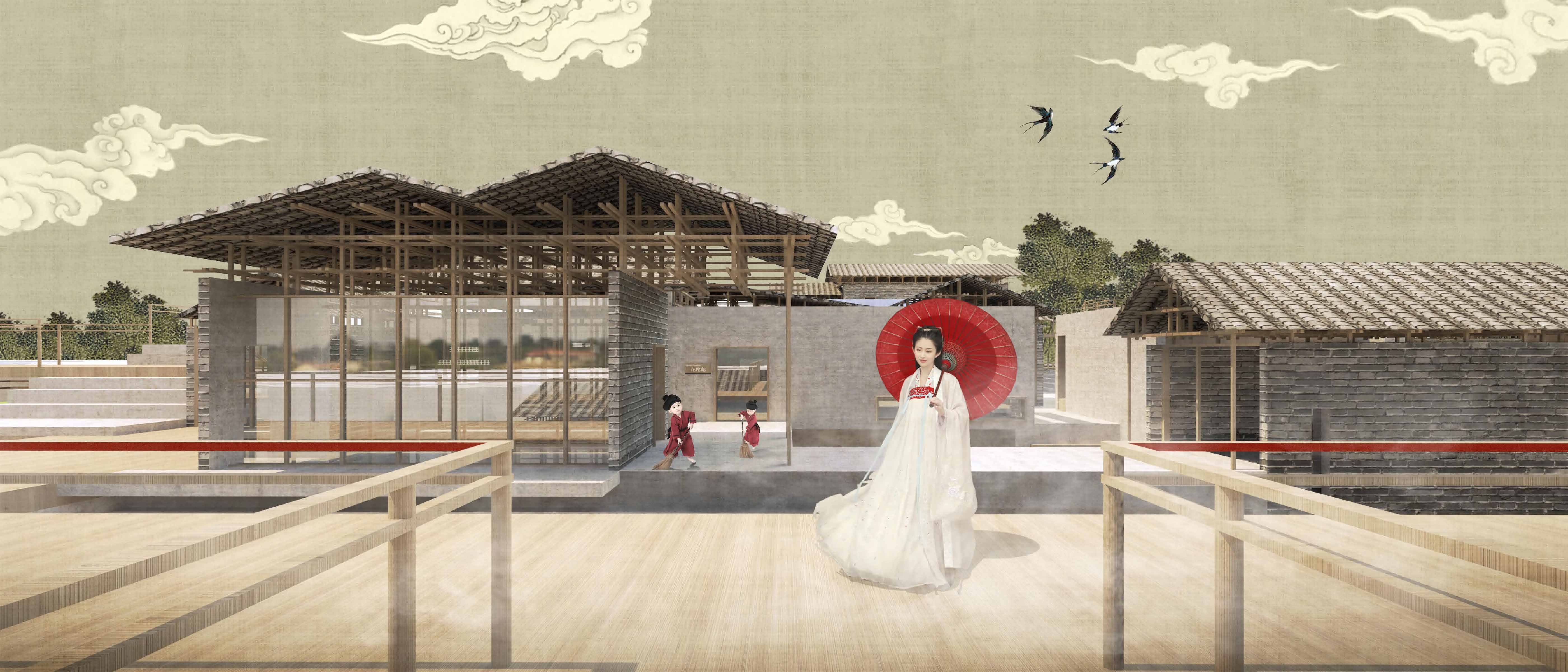 水边村的花席世界——乡村记忆的延续与景观建筑修复-38