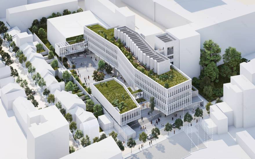 Vincennes国际高中丨Ateliers 2,3,4,(建筑+景观)等多团队-36