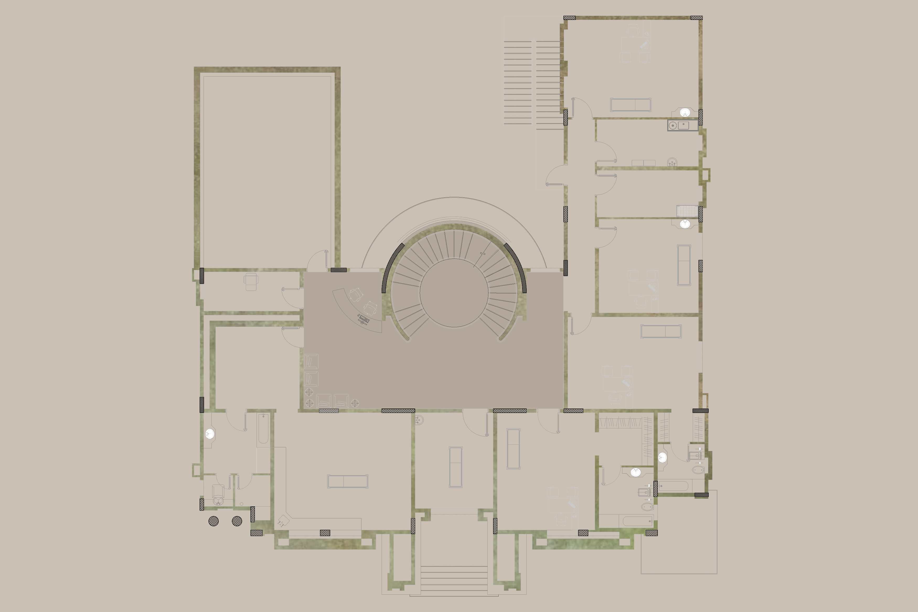 简洁诊所接待处丨阿联酋迪拜丨Doaa Ashraf-11