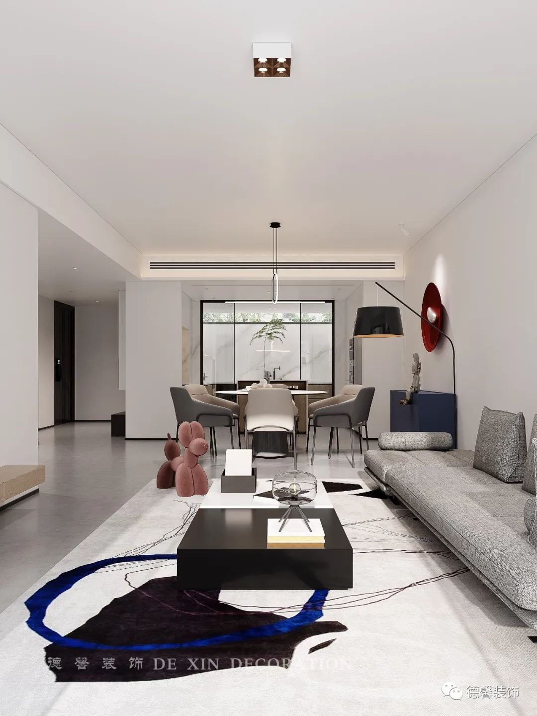 藏珑府现代艺术叠墅设计丨中国广州丨德馨装饰-10