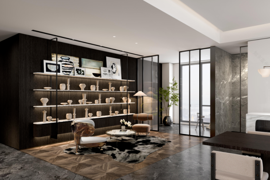 杭州 300㎡豪宅设计丨中国杭州丨李益中空间设计-13