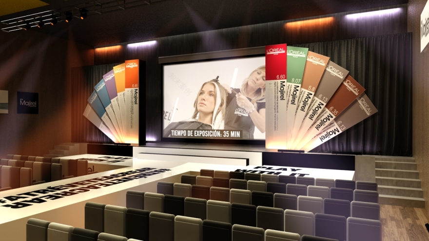 欧莱雅美奇丝染发展示厅丨L´oréal-19