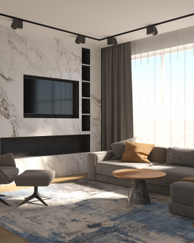 极简风格客厅设计