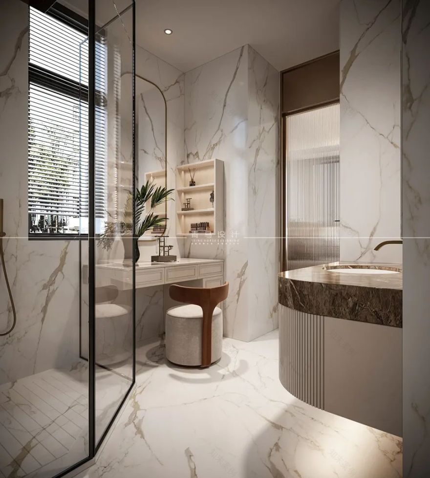 科为城墅现代法式叠墅丨青马别墅设计-45