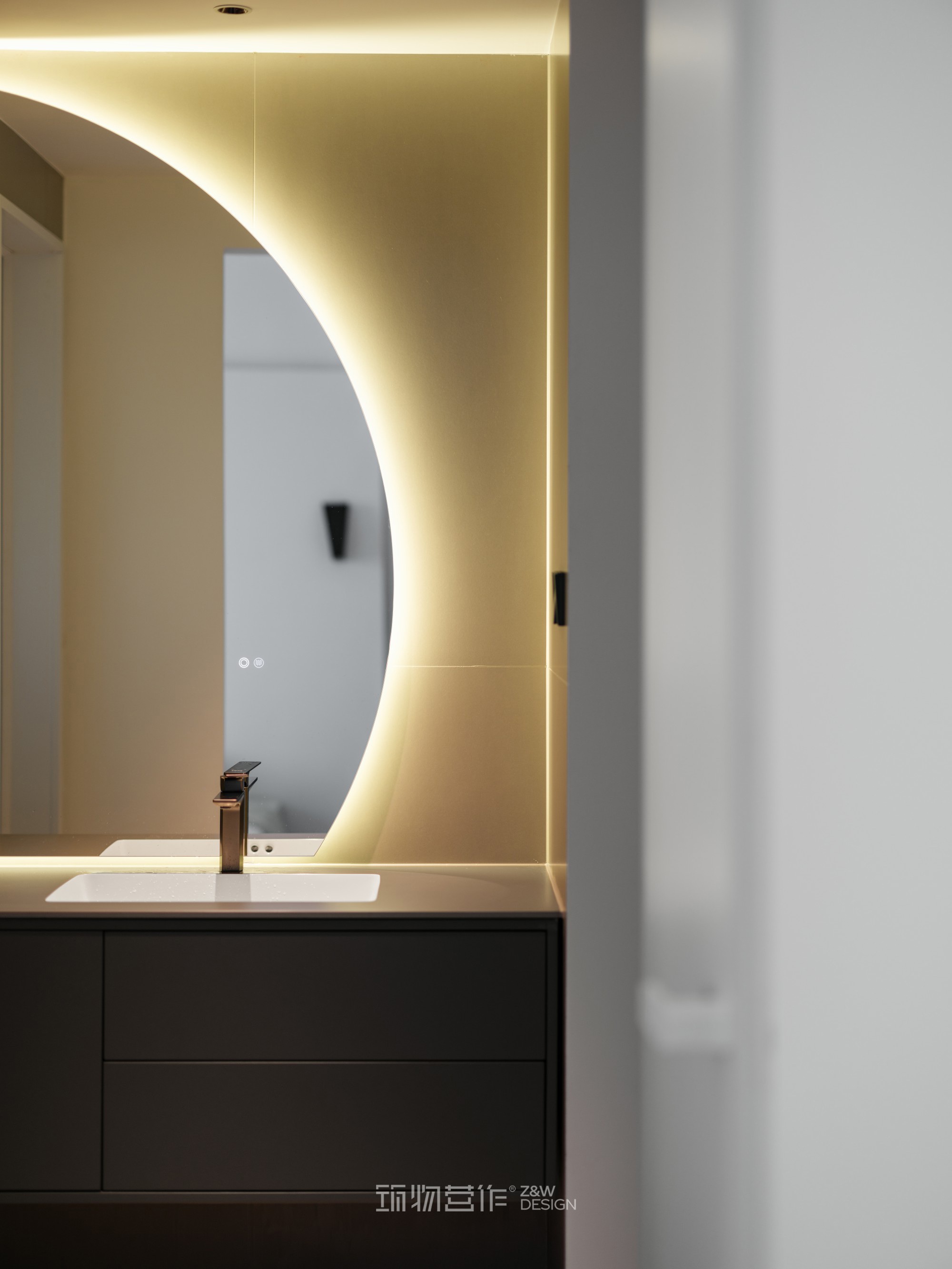 筑物营作实景|180㎡暗调极简婚房设计-64