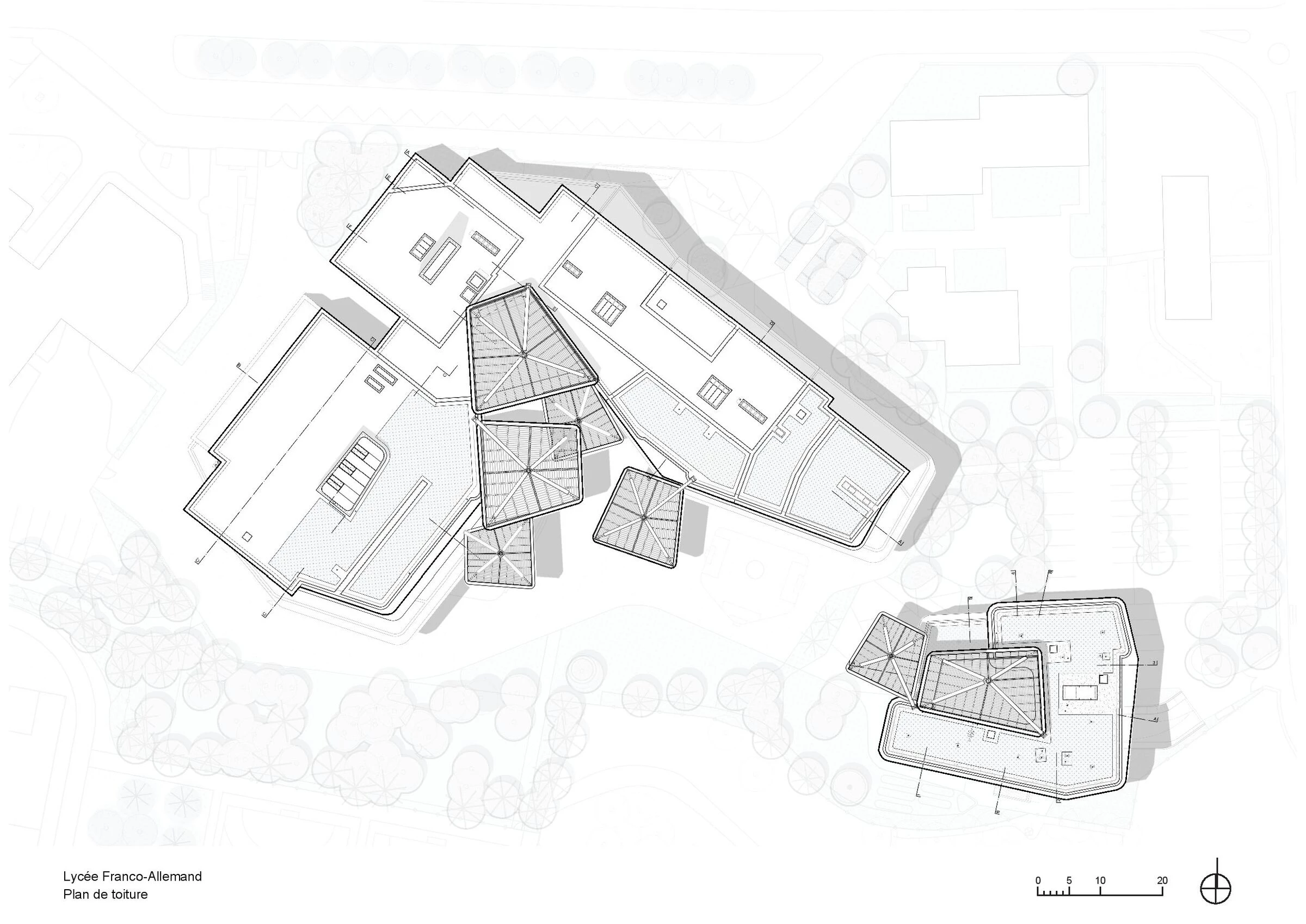 Lycée FrancoAllemand 学校丨法国丨Behnisch Architekten,Atelier 2A+-32