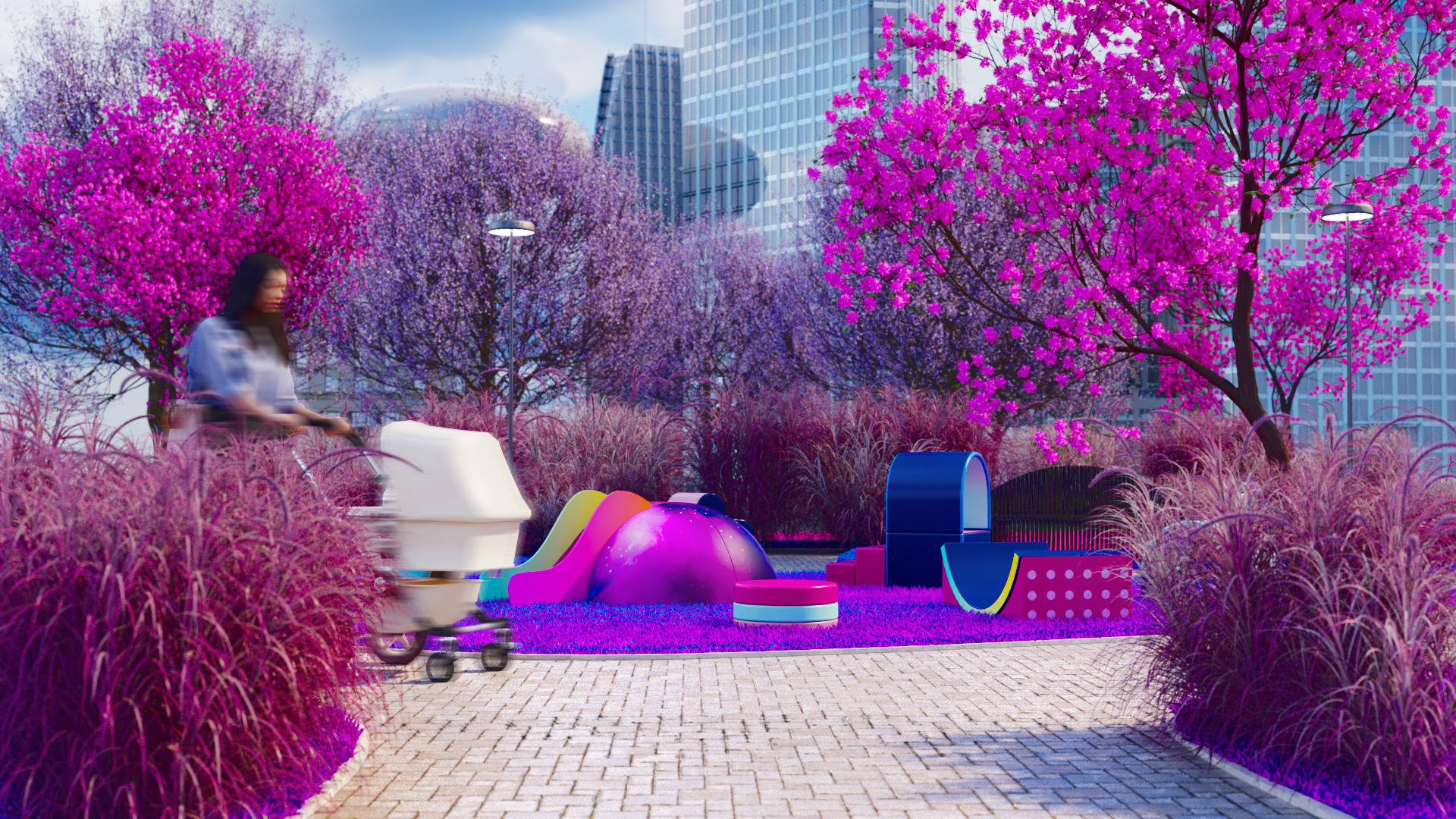 Modular Soft Play System — Concept & 3D Visualization-0