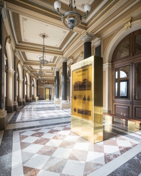 捷克鲁道夫音乐厅入口设计丨意大利布拉丨Lenka Míková architekti