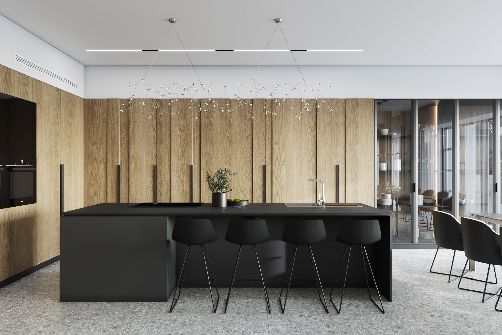 The interior of the house on the waterfront-6