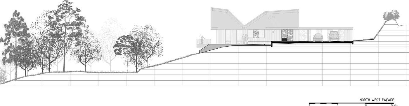 直棱直角的美好——开放可达的天井伴着散落一屋的阳光-21