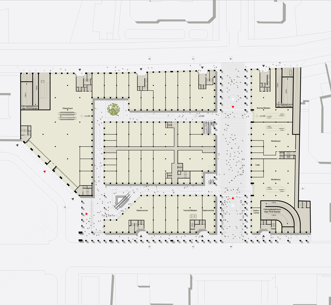柏林莱比锡广场韦特海姆区域项目丨德国柏林丨Jan Kleihues与Götz Kern-10