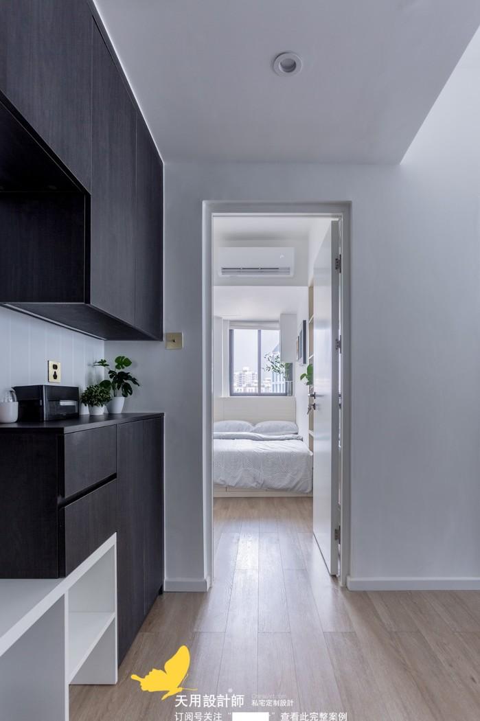 北欧现代简约风,两房改三房的实用与颜值在线设计-30