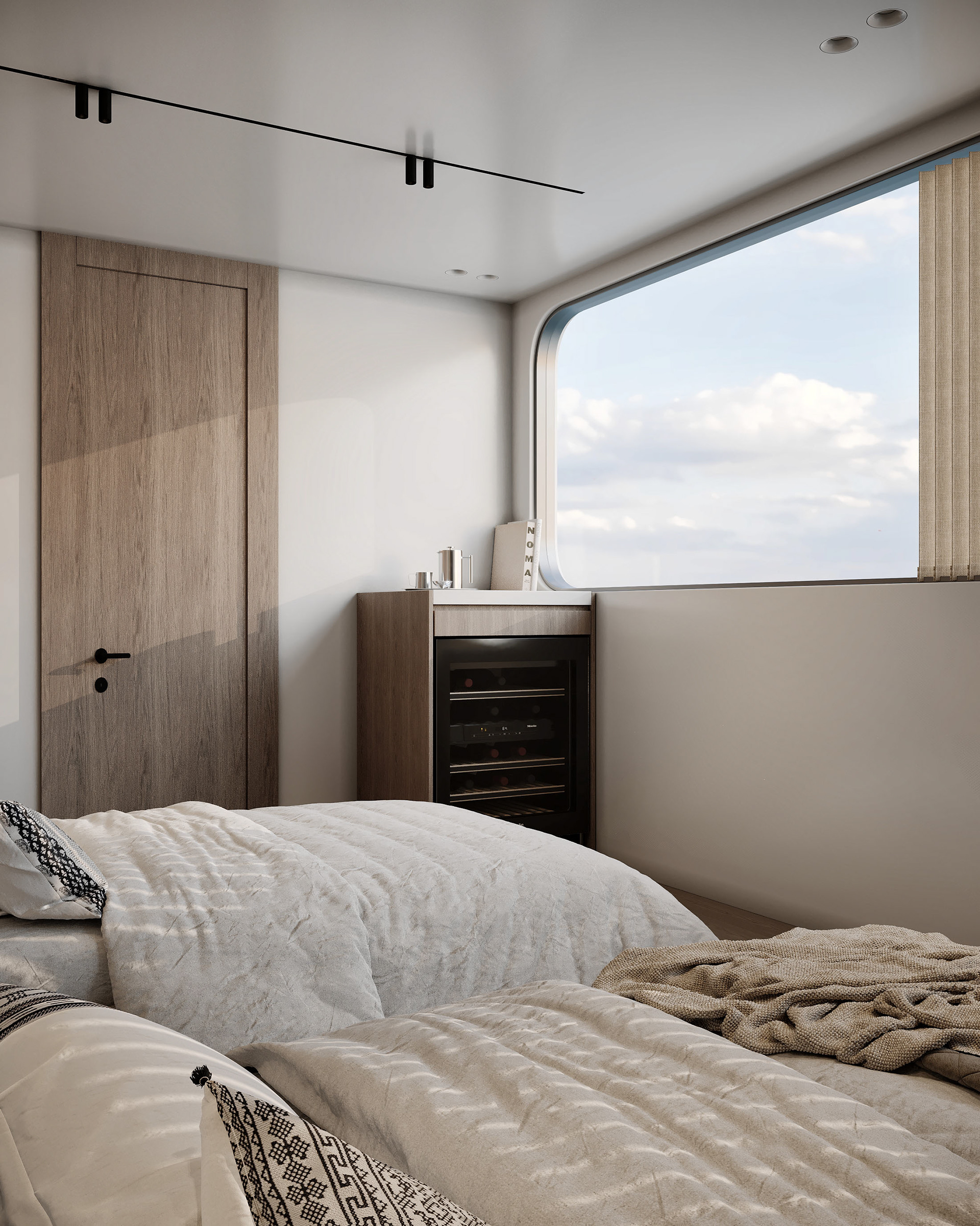 游艇卧室设计丨埃及丨Amina El  kholy-3