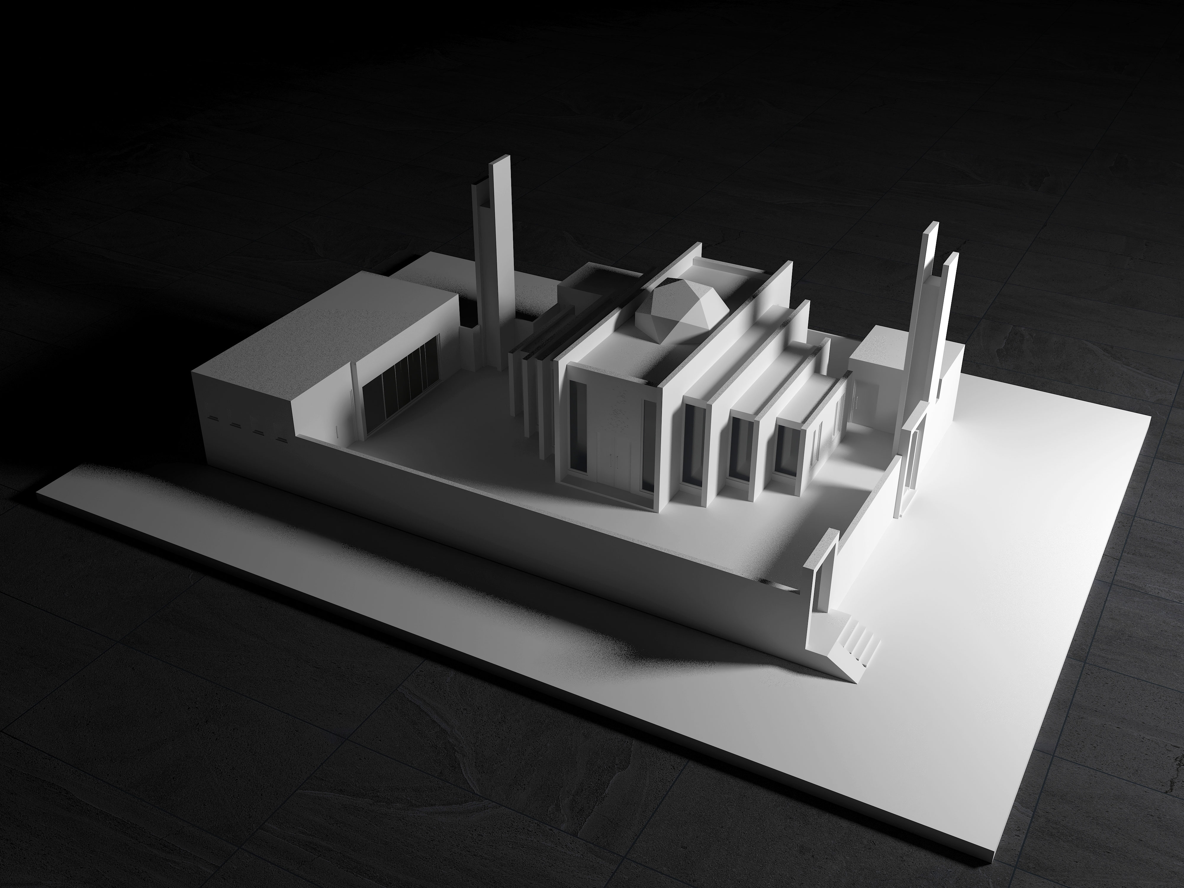 体积清真寺设计-8