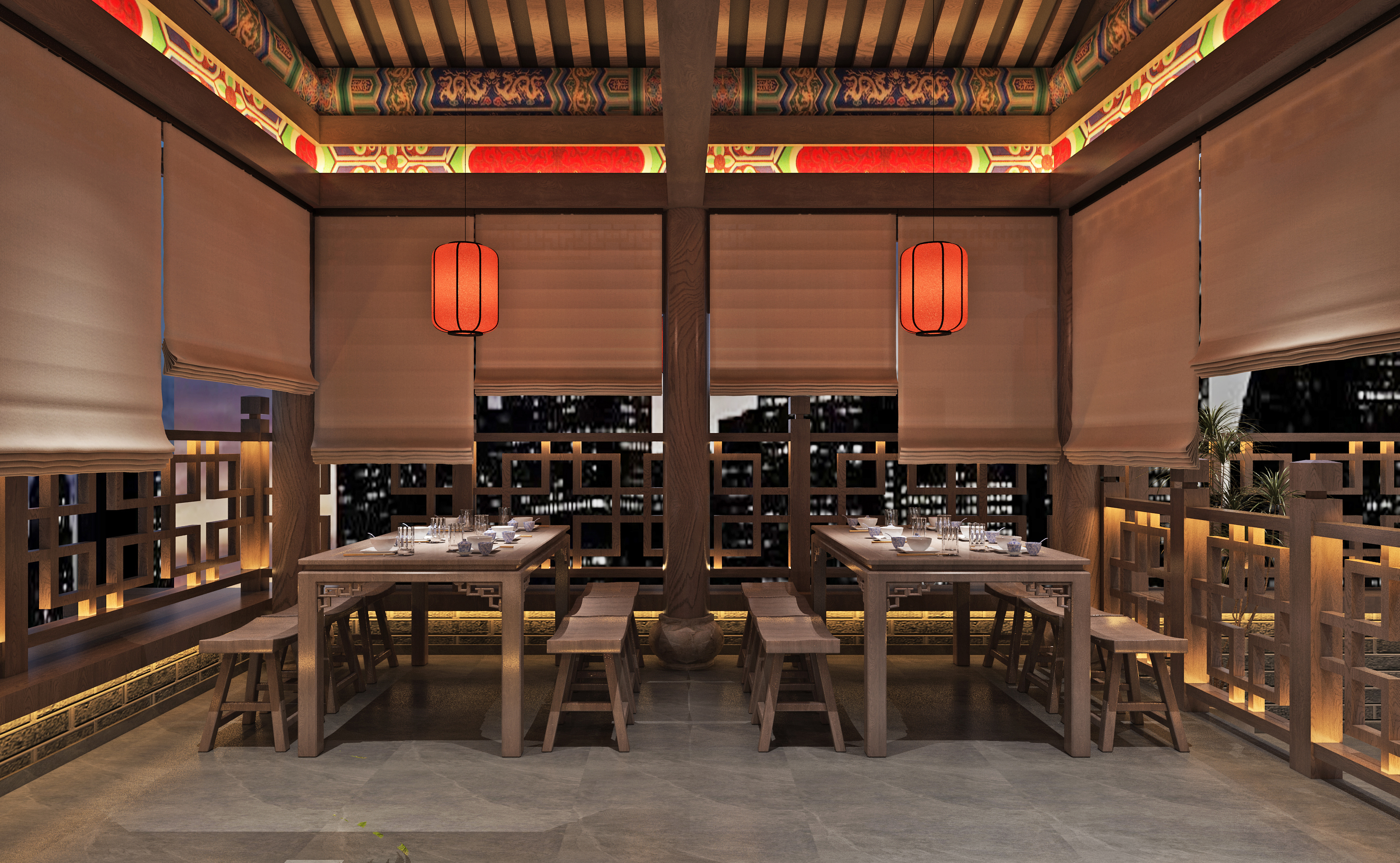 贾五熬鱼店铺室内设计-46