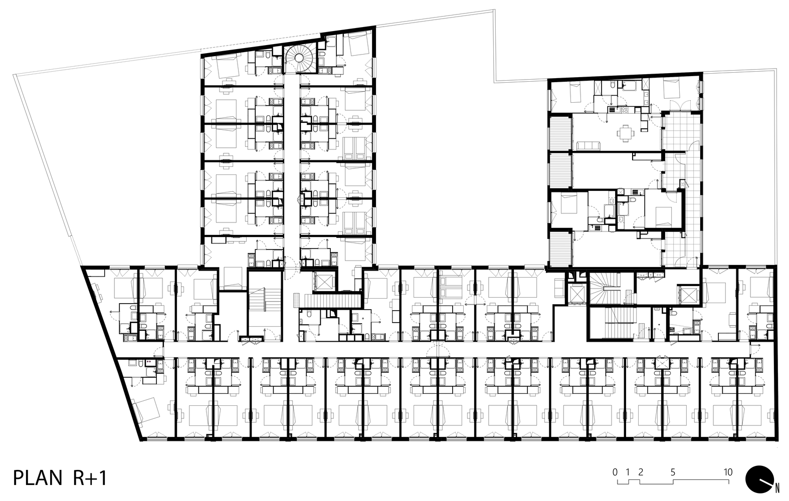 恩阿帕泰酒店及公寓丨法国图卢兹丨Taillandier Architectes Associés-39