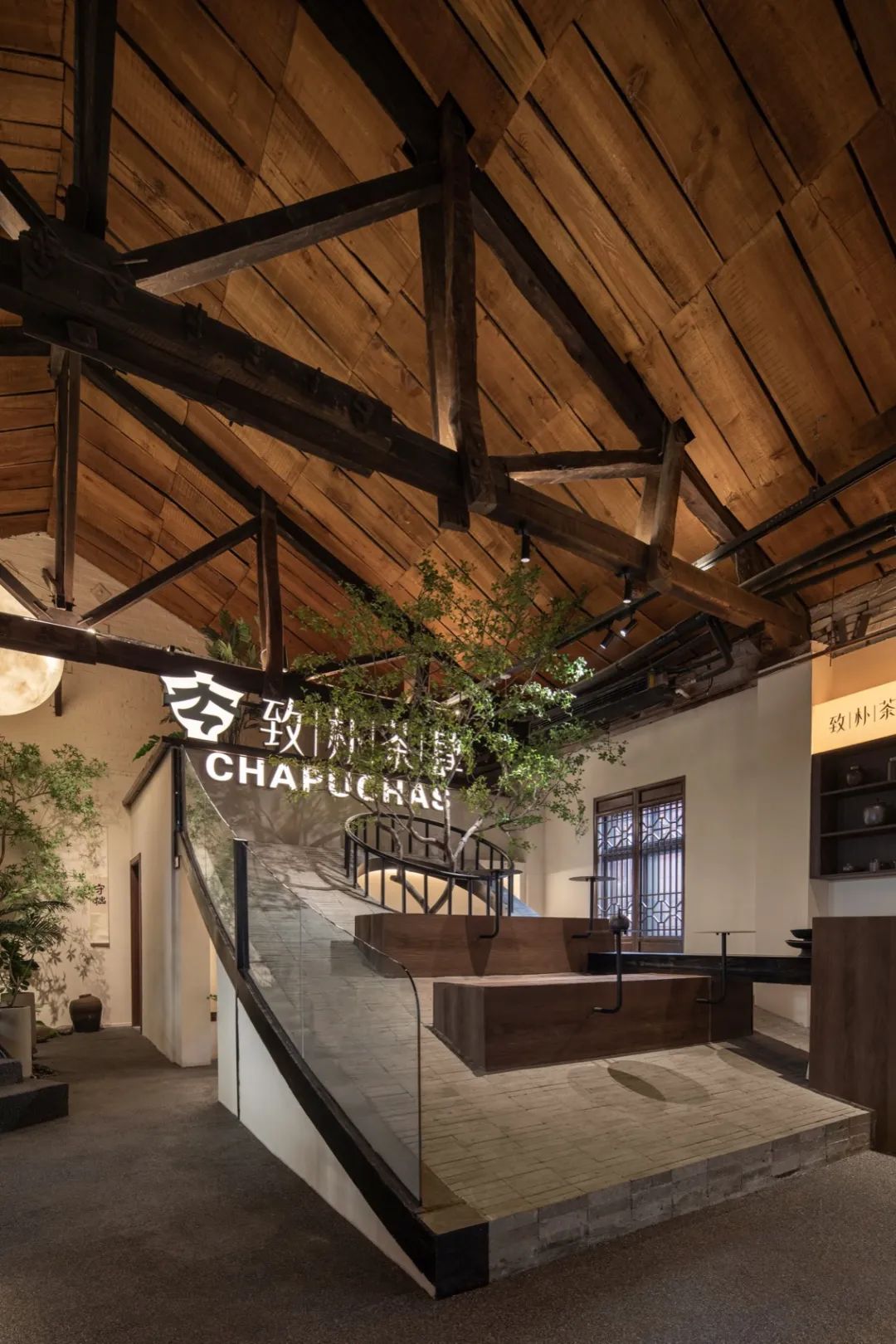 旧厂房的诗意再生·茶肆空间的更新设计（致朴茶肆）丨斑斓空间设计-5