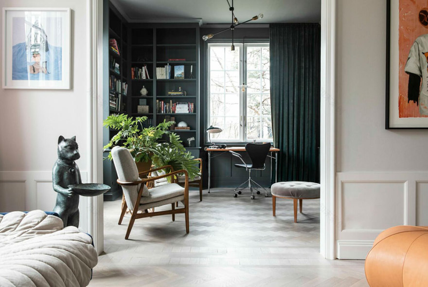 斯德哥尔摩传统别墅的现代风设计-4