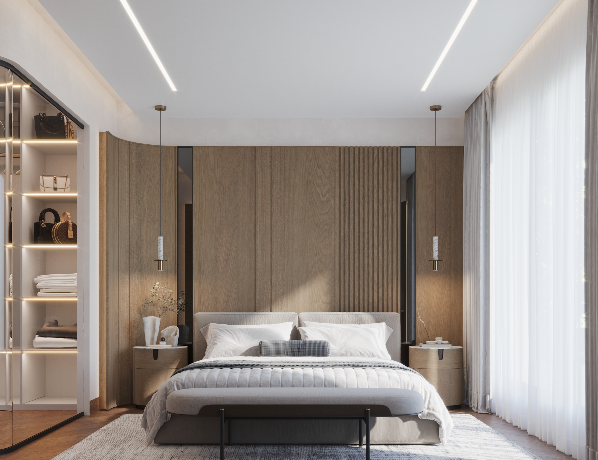 棕榈山主卧室-1