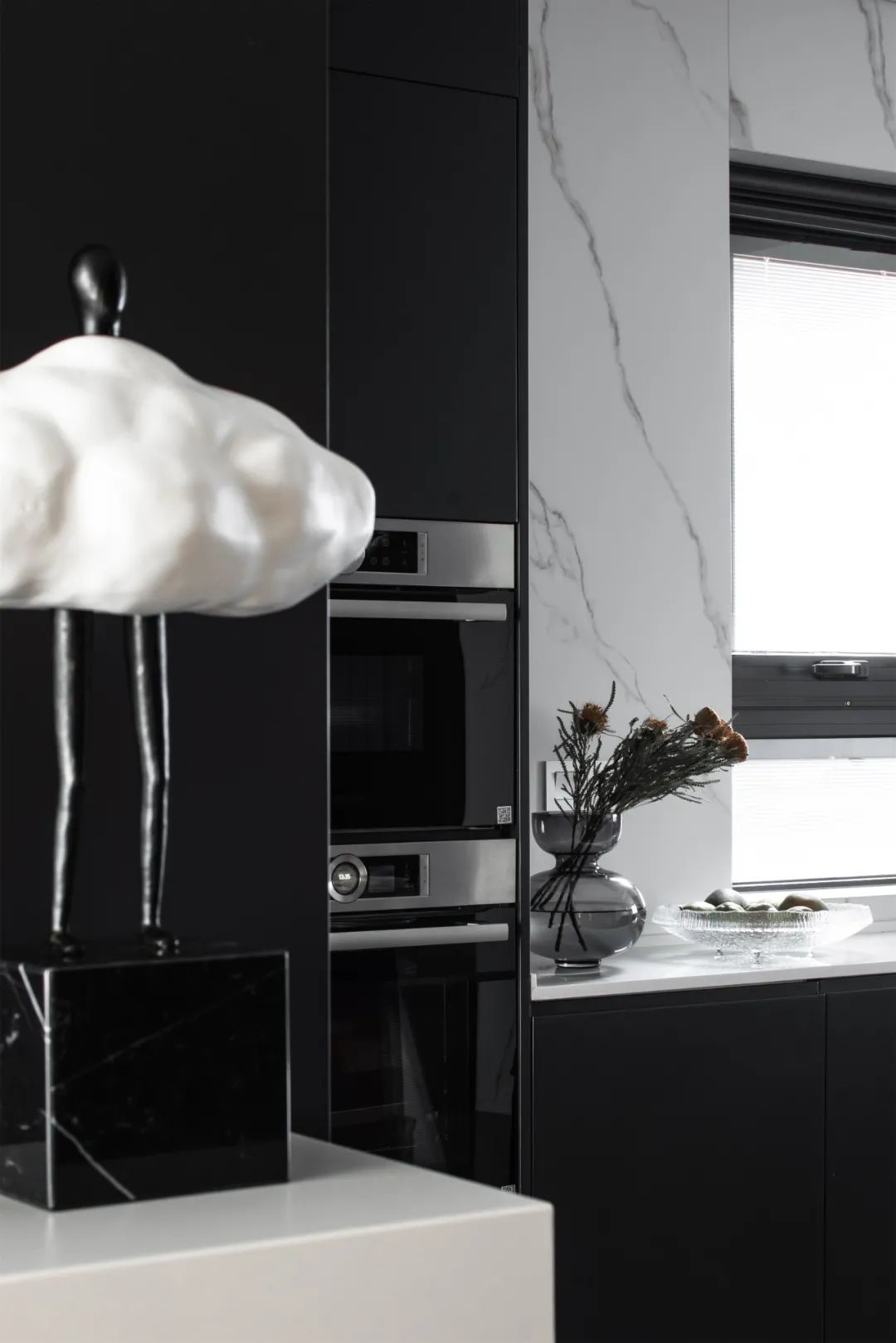 黑白空间碰撞 · 温州私宅·白麓城的理性与诗意丨中国温州丨温州未加软装设计,温州大墨空间设计-27