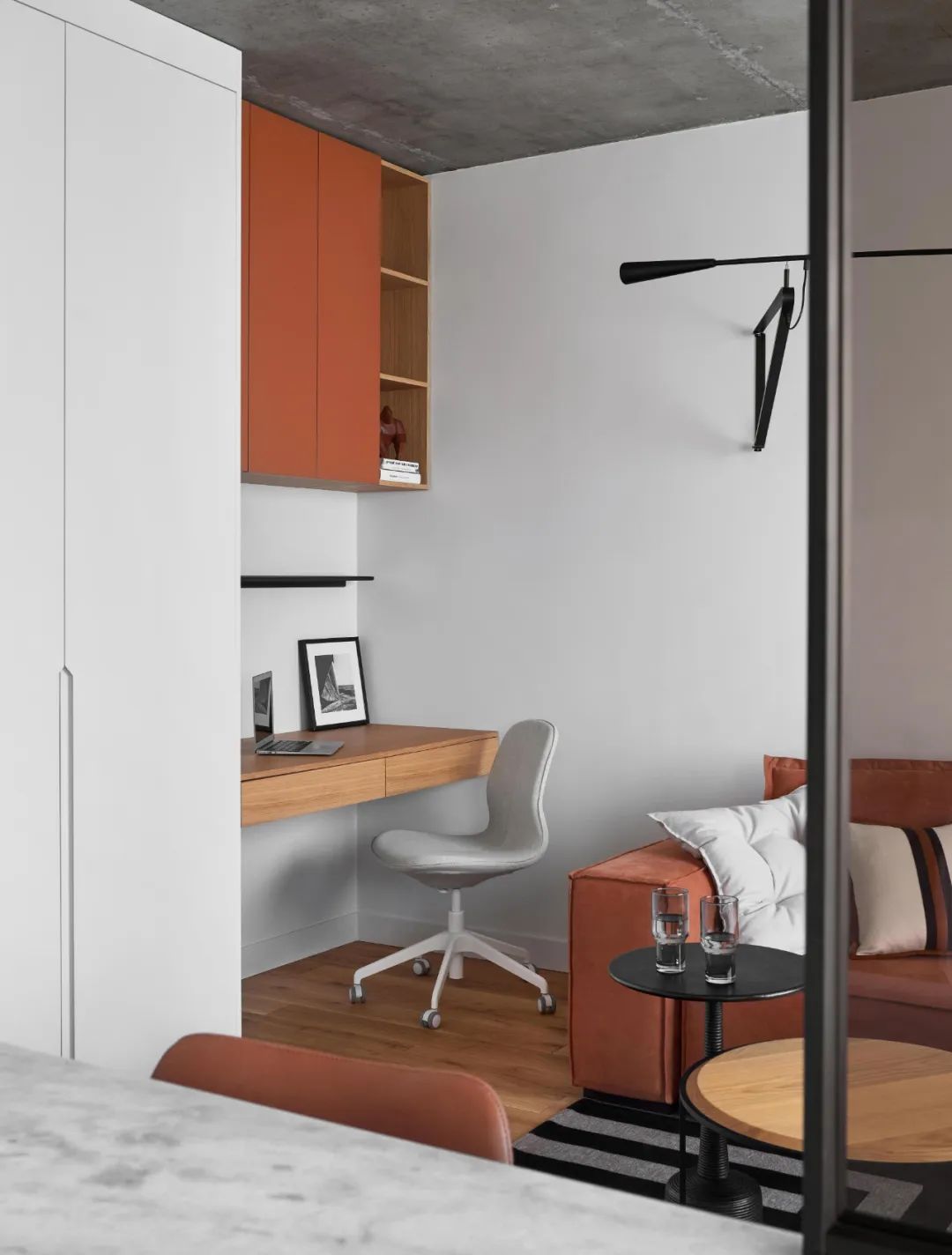 盐系奶油风小宅设计丨Терракотовые-9