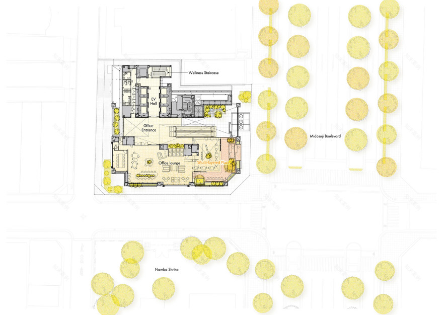 御堂筋DAIBIRU大楼丨日本大阪丨日建设计-160