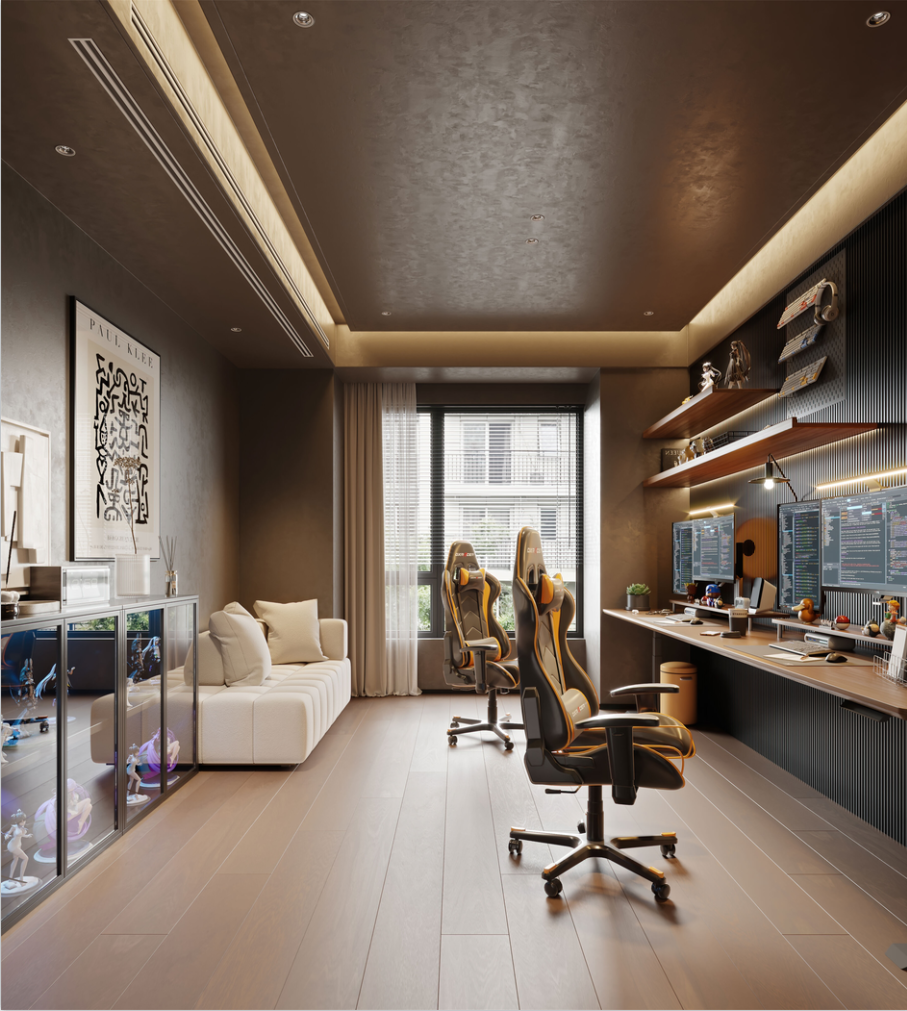 侘寂风大平层全屋-5