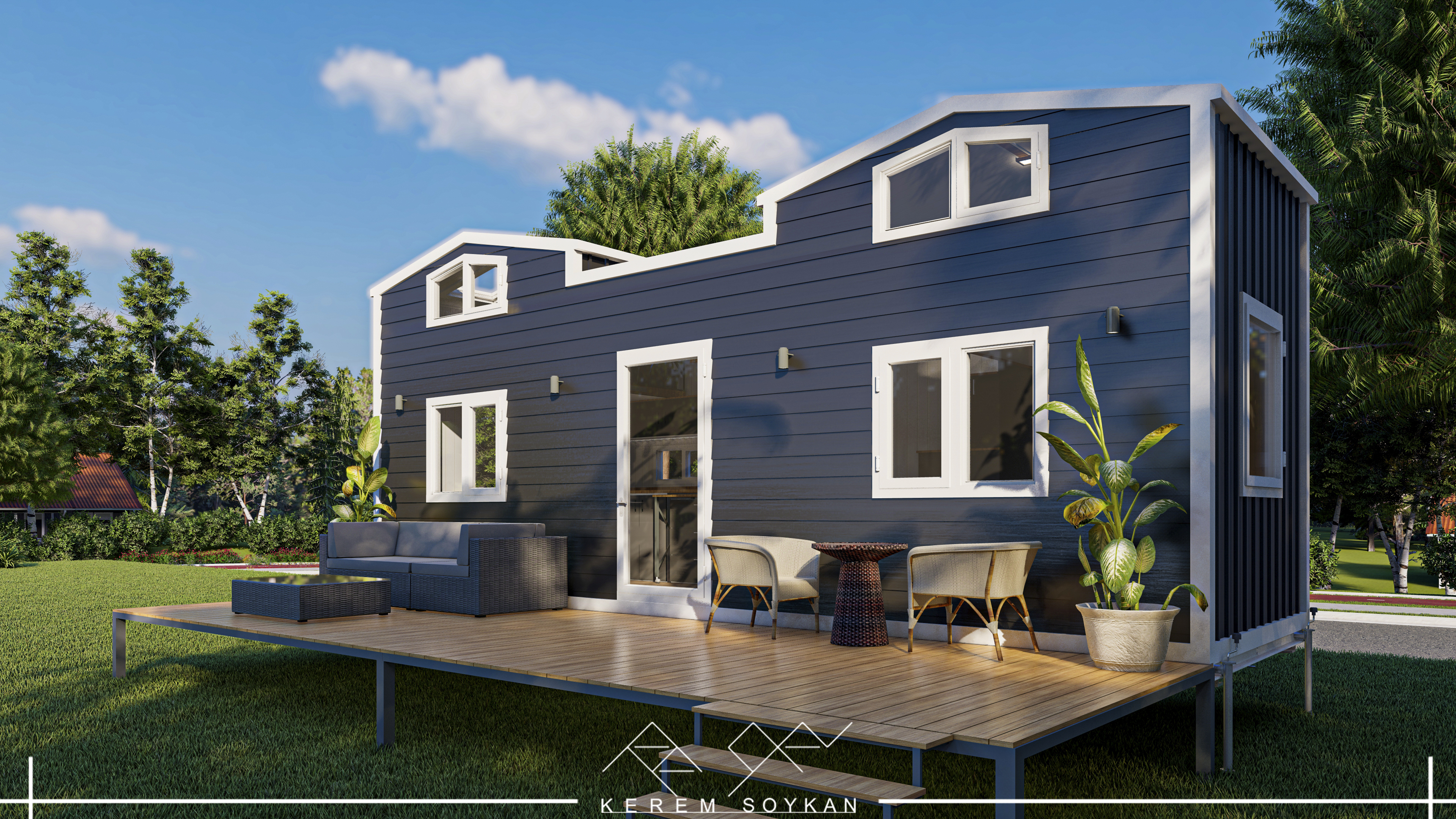 AYD Tiny House TYH 8000 3D Model-3