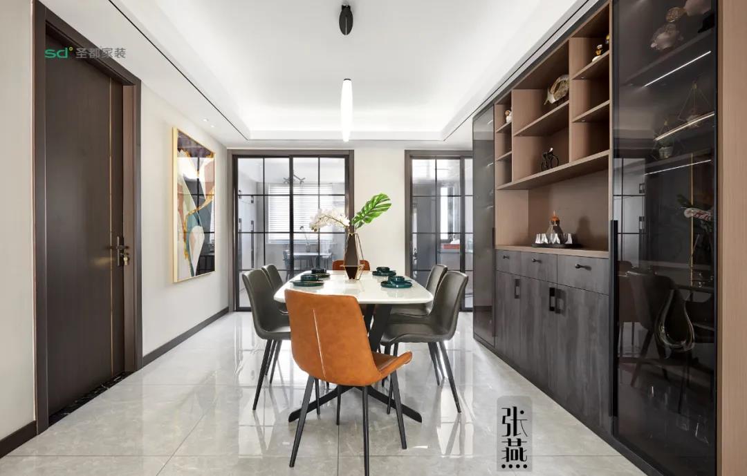 青枫雅苑 101 平轻奢设计丨中国宁波丨圣都家居装饰有限公司-10