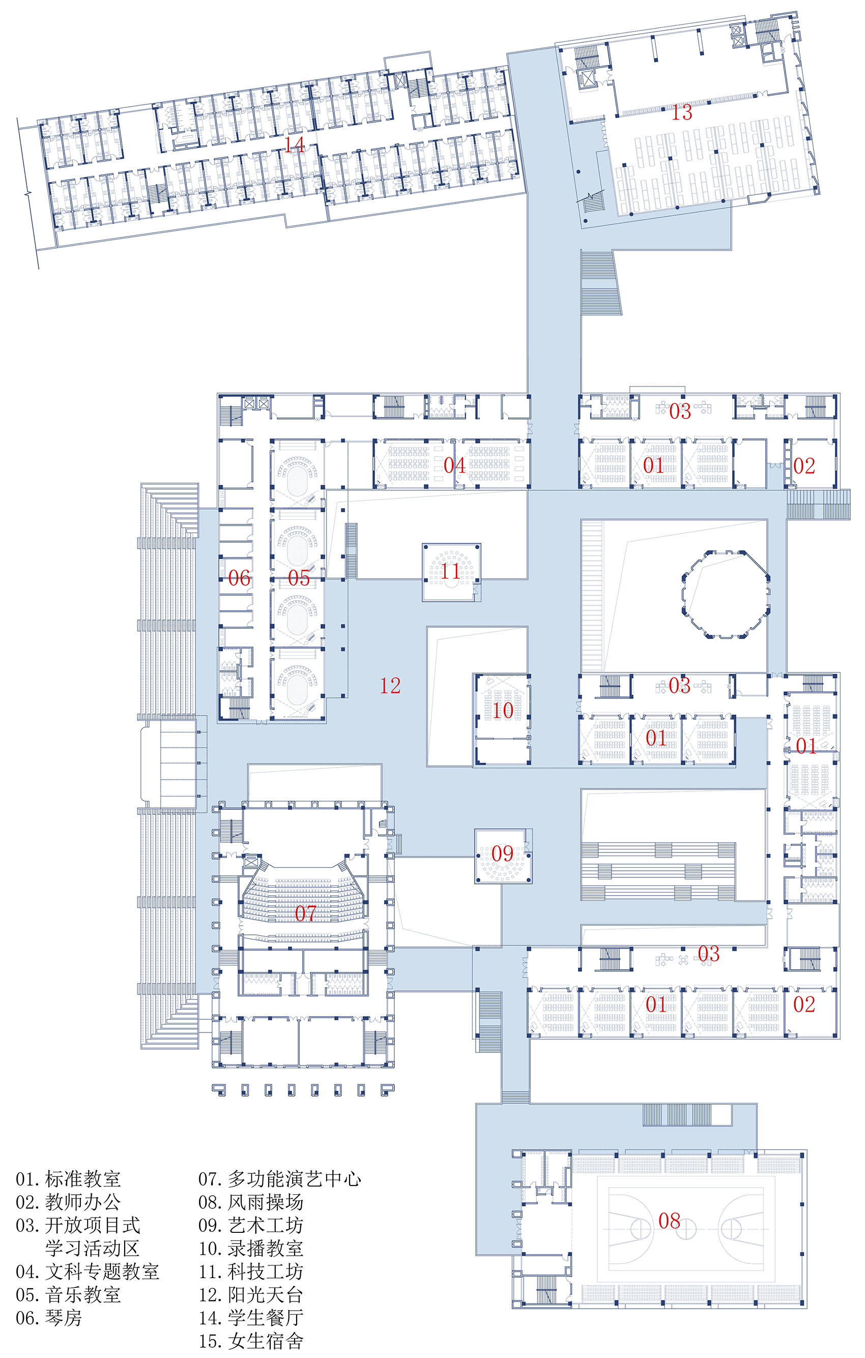河南安阳振中学校丨中国安阳丨象外营造工作室-71
