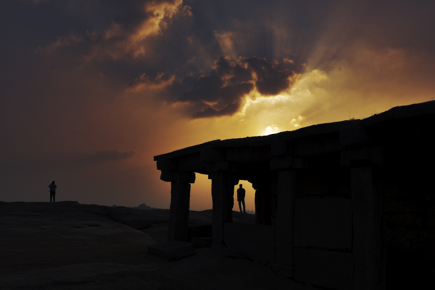 哈皮的黎明与黄昏丨印度-14