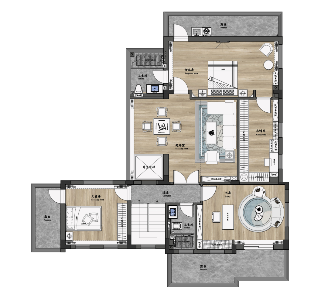 建始京桥璞玉岛别墅朱府丨中国恩施丨湖北侔天建设ACC国际设计中心-8