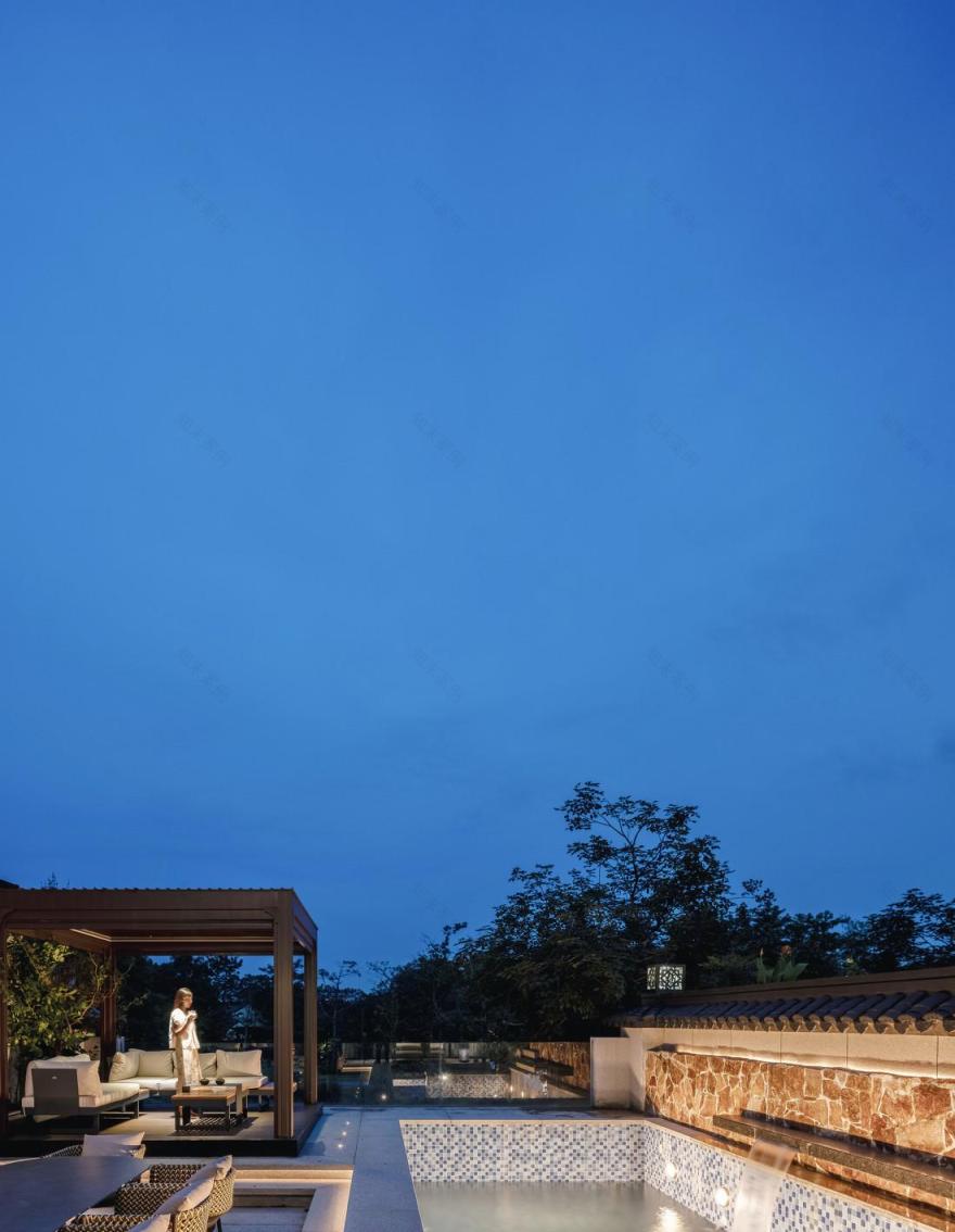 688㎡轻奢别墅,舒适高级的松弛感!-58