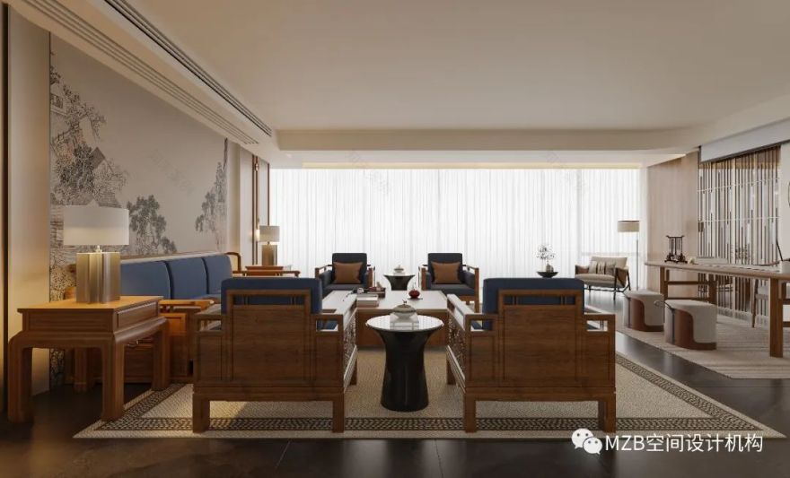 绿地麓湖郡现代家居丨MZB 空间设计机构-18